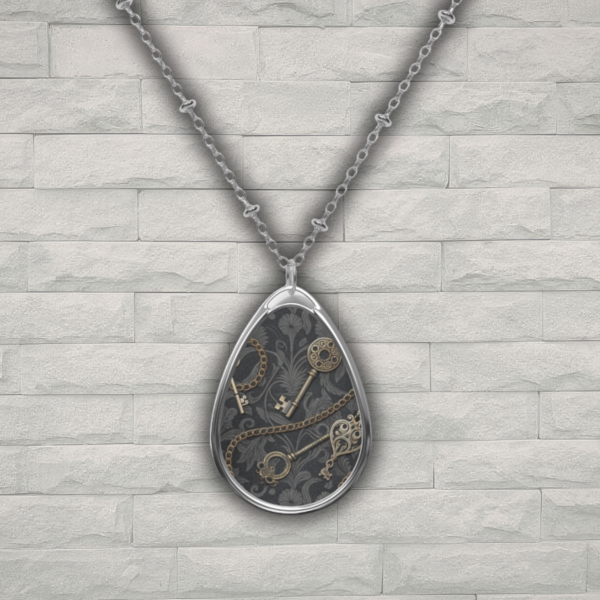 Vintage Faith Key Pendant | Inspirational Christian Jewelry Gift